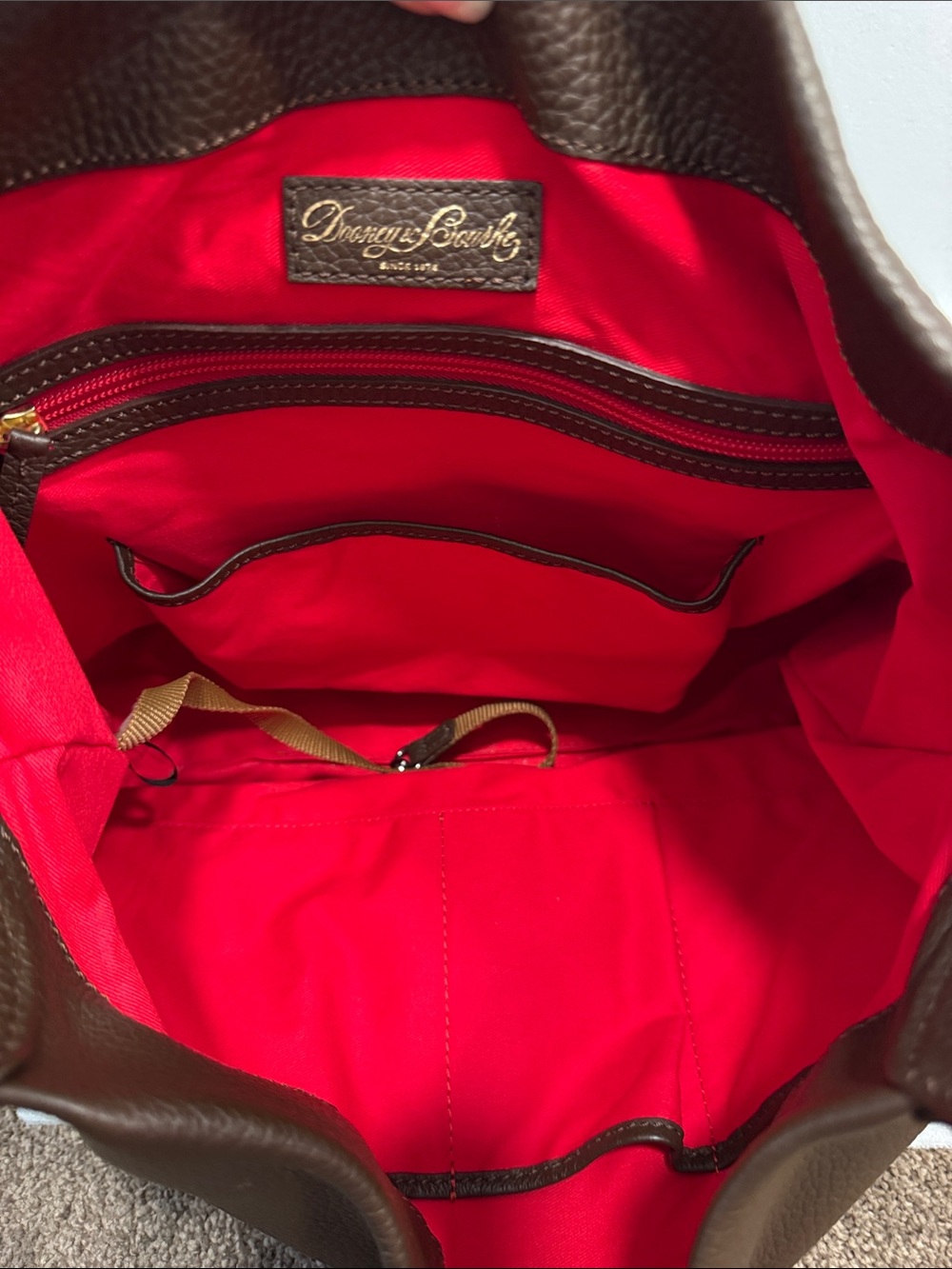 Dooney & Bourke Pebble Grain Small Logo Lock Sac shoulder bag - Picture 7 of 8